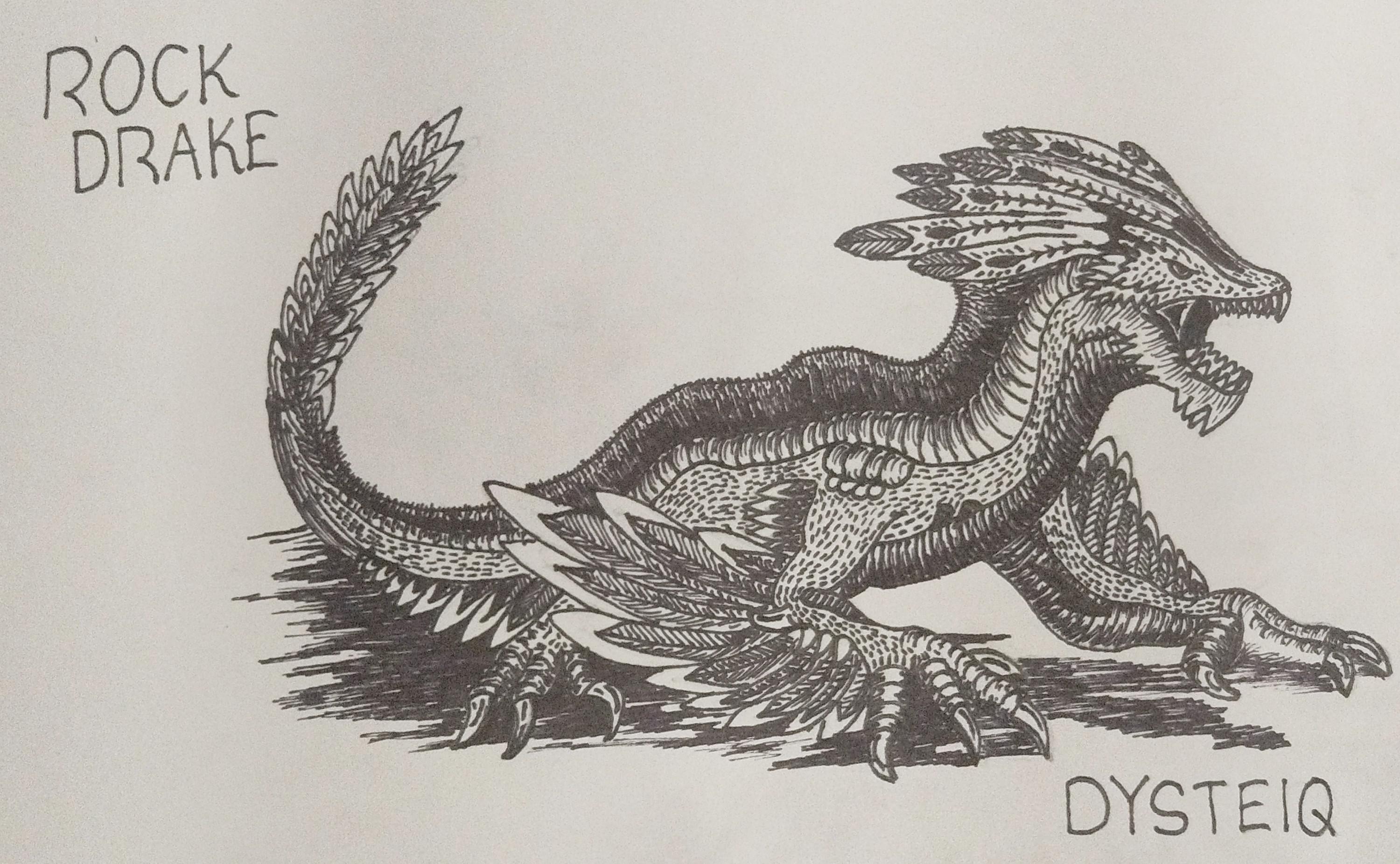 Featured image of post Ark Rock Drake Drawing