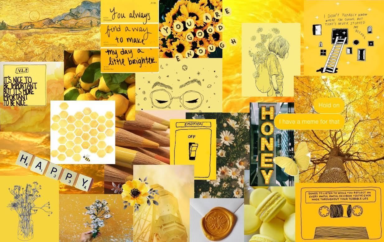 Featured image of post Cute Yellow Aesthetic Laptop Wallpaper