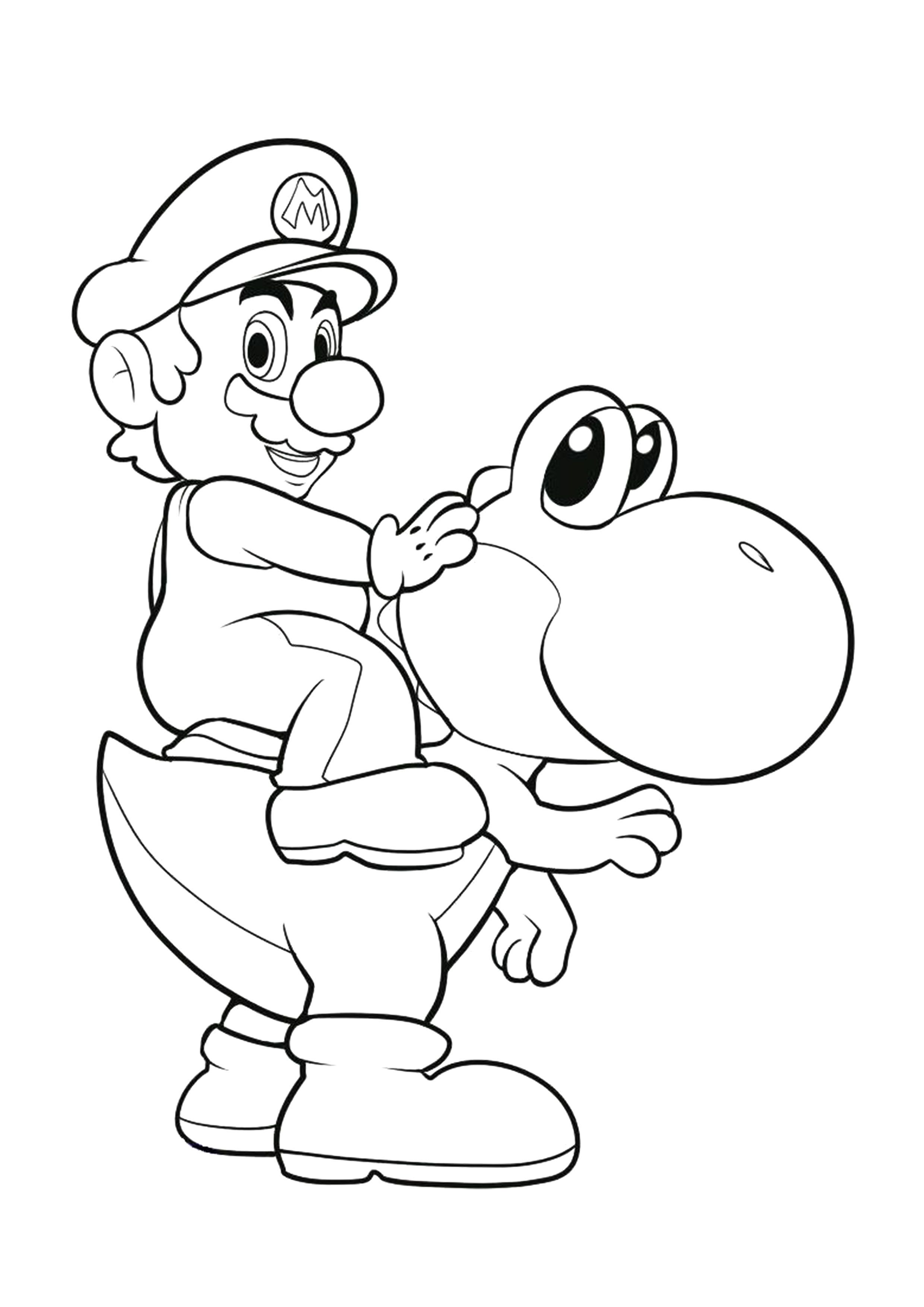 Featured image of post Disegno Di Super Mario Da Colorare
