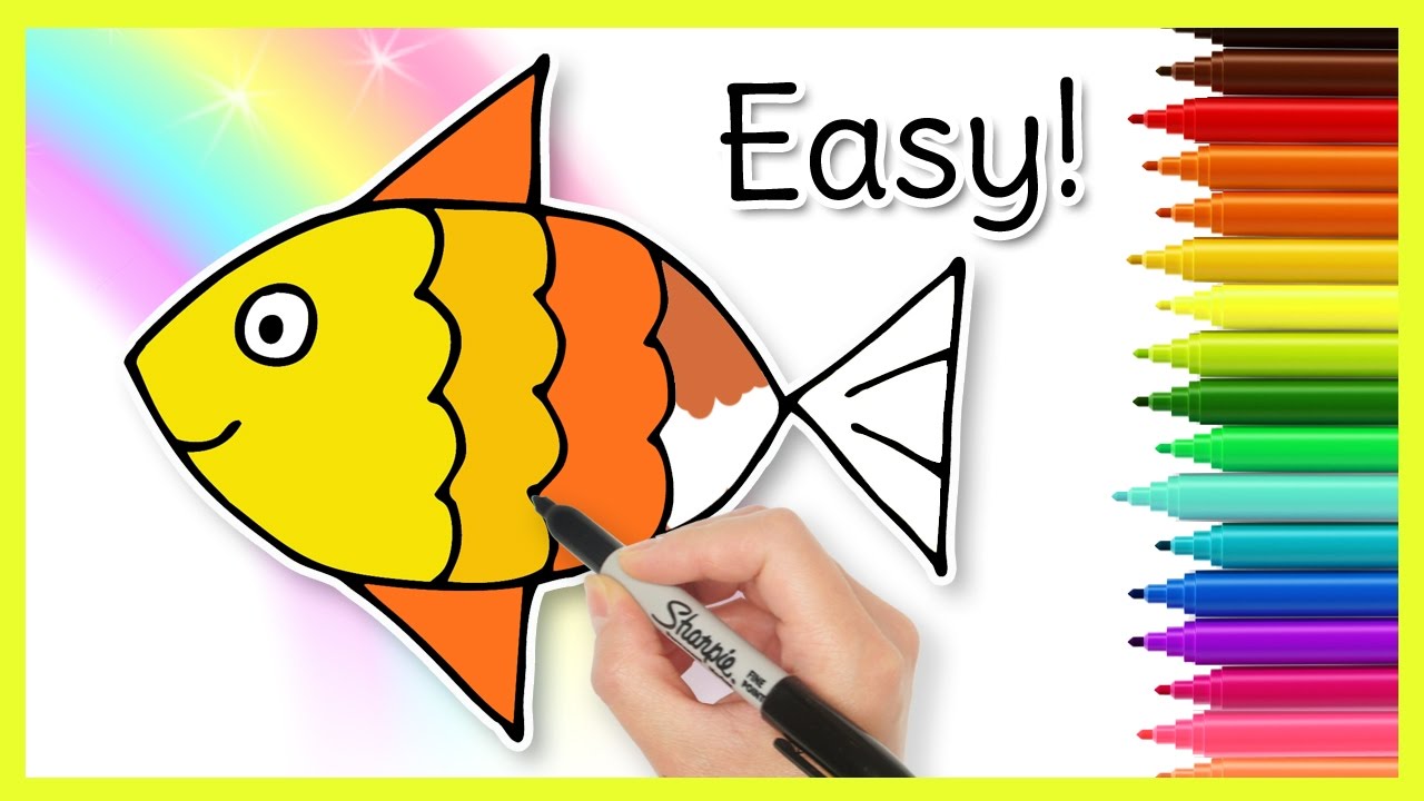 Featured image of post Easy Simple Fish Drawing For Kids