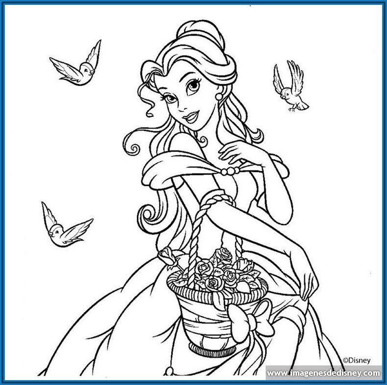 images Imagenes De Princesas Para Imprimir Y Colorear colorear princesas disney