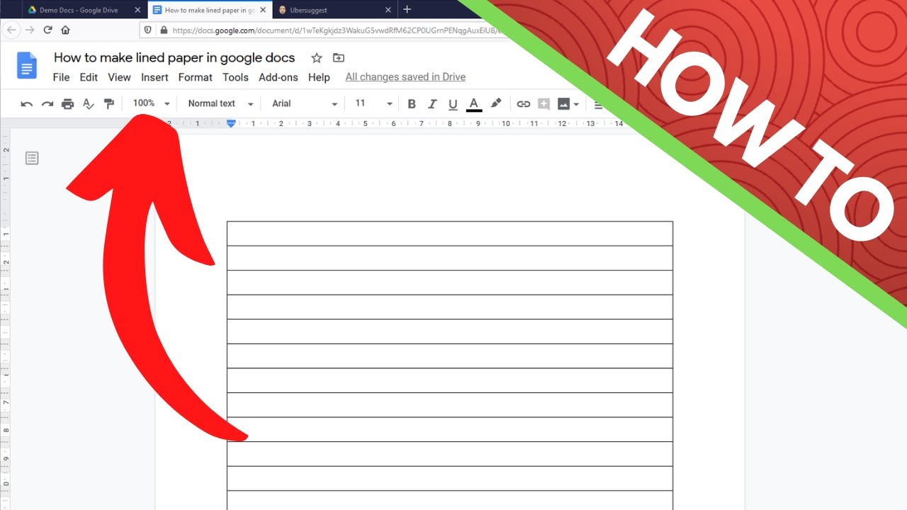 Featured image of post Lined Paper Template Google Docs
