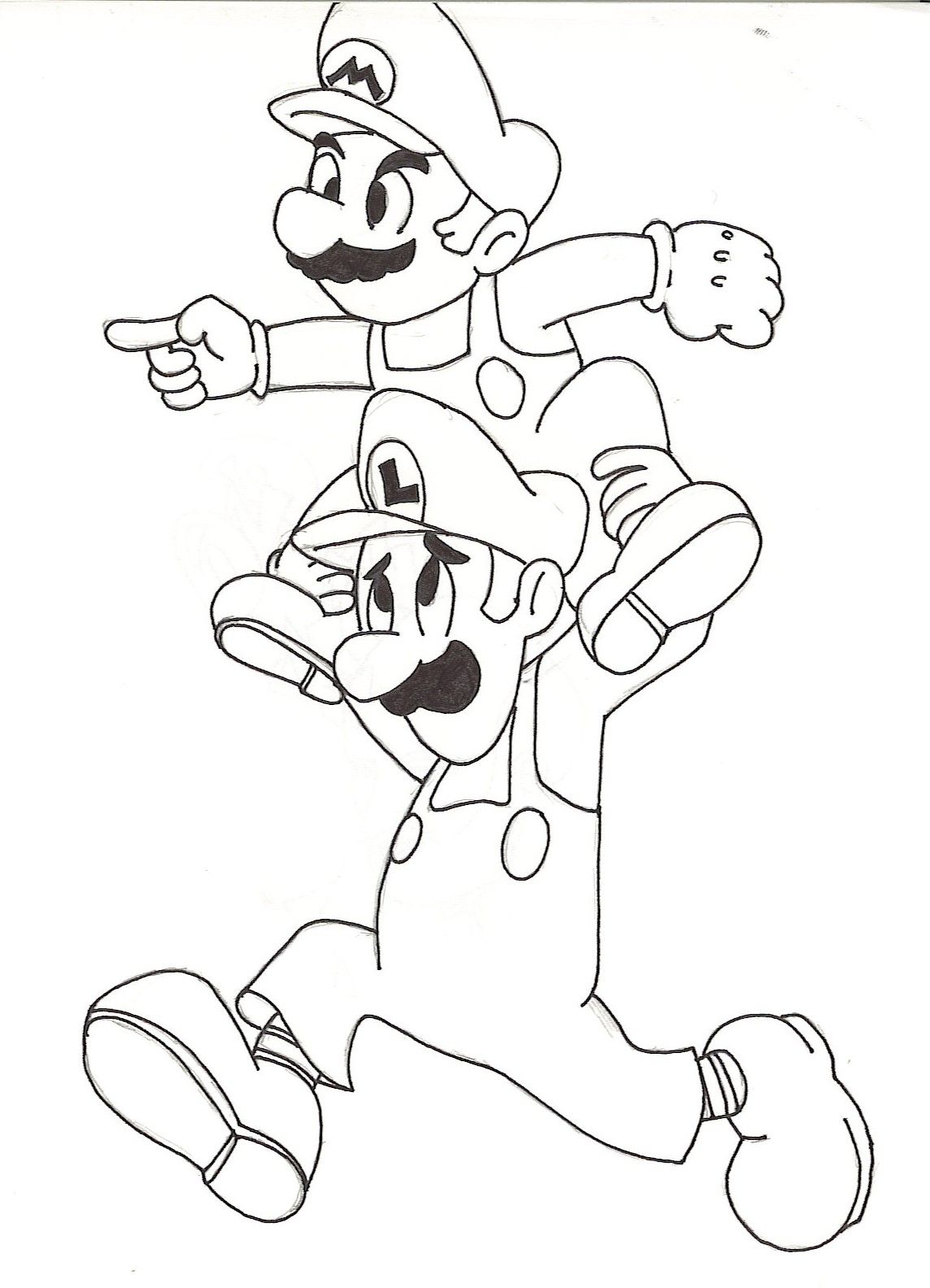 Featured image of post Luigi Di Super Mario Disegno