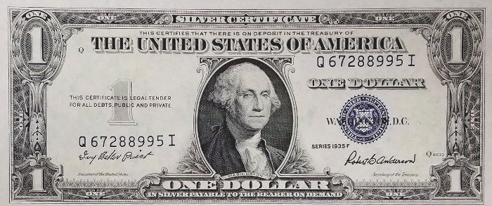 Featured image of post What Is A Silver Certificate Dollar Bill Worth 1935