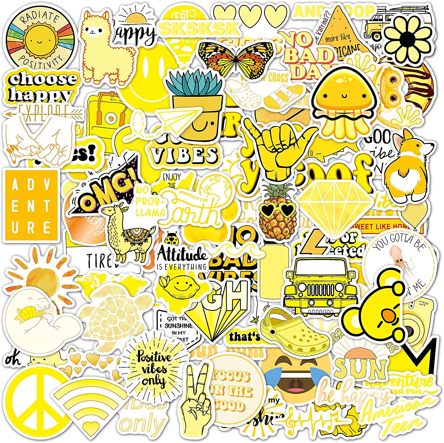 Featured image of post Yellow Aesthetic Laptop Stickers